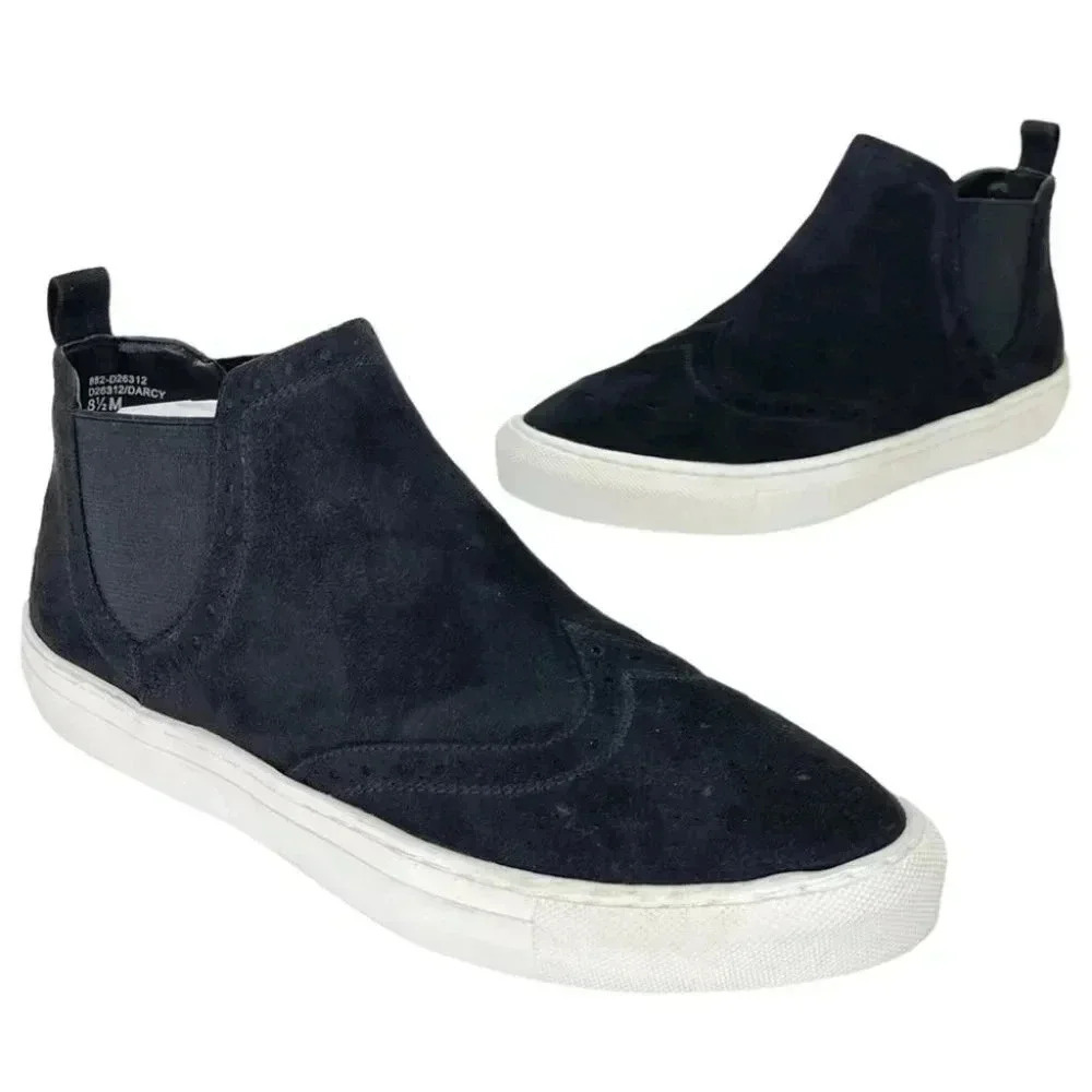 Seven Dials Darcy Black Fabric Suede Slip-On Womens Sneakers Size 8.5M - Picture 13 of 14